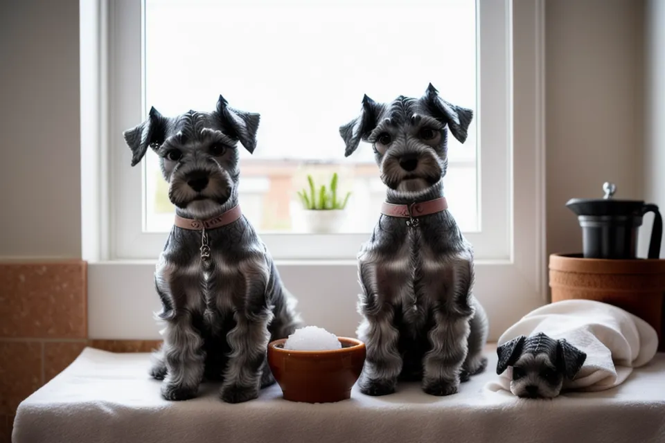 Bolsitas de regalo de papel kraft preparadas para regalar a perros vecinos.