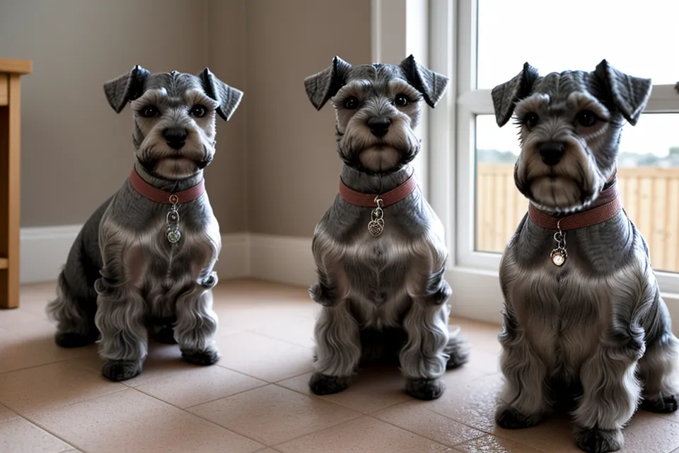 Tarro de cristal lleno de galletas navideñas caseras para perros en una encimera