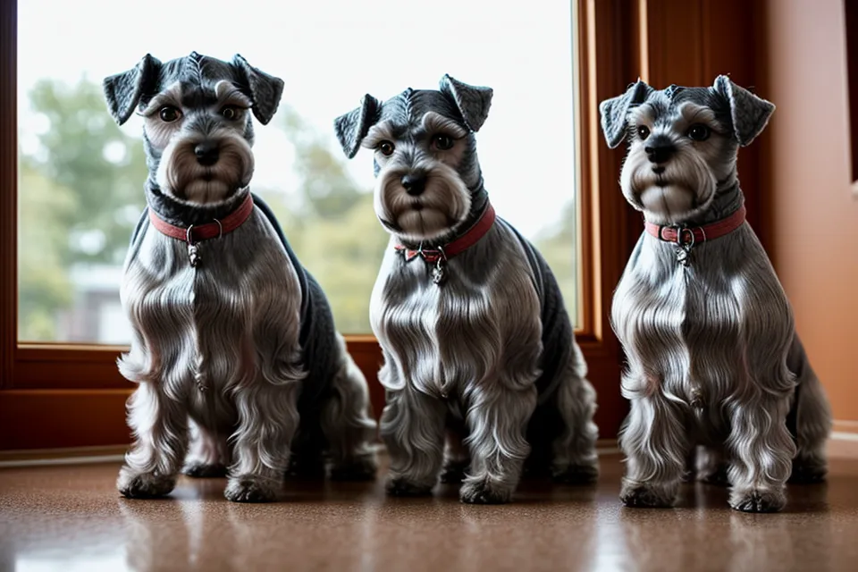 Detalle de una cuchilla número 10 utilizada para el corte de pelo del schnauzer.